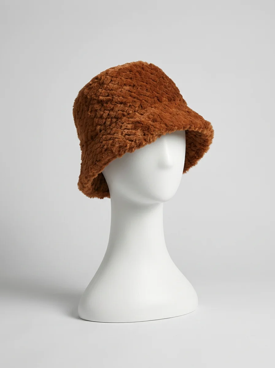 Chapeau cloche aspect fourrure hiver ajustable - Vue 11 - Chapeau cloche