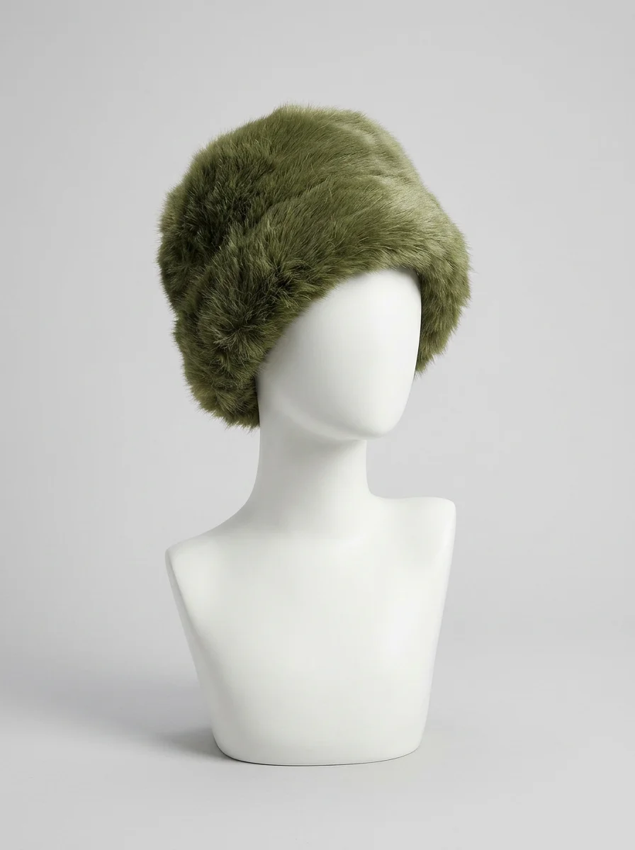 Chapeau cloche imitation fourrure ajustable style moderne - Vue 12 - Chapeau cloche