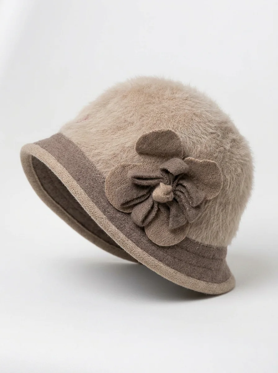 Chapeau cloche laine femme élégant hiver - Vue 2 - Chapeau cloche