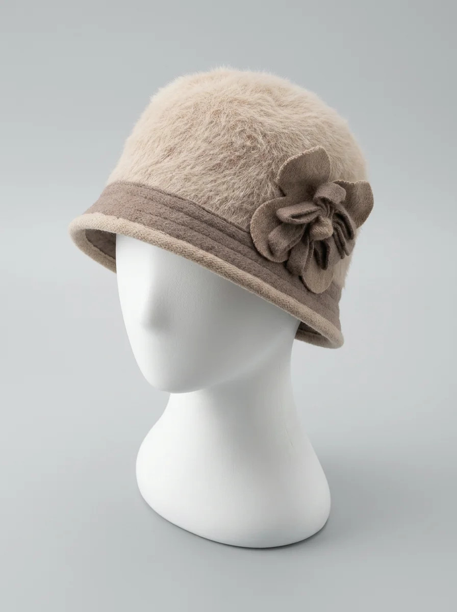 Chapeau cloche laine femme élégant hiver - Vue 4 - Chapeau cloche