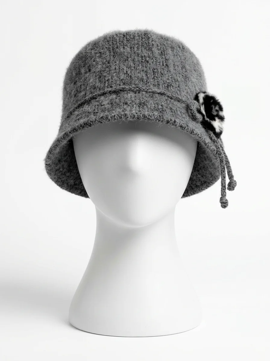 Chapeau cloche laine mélangée chic urbain femme - Vue 1 - Chapeau cloche